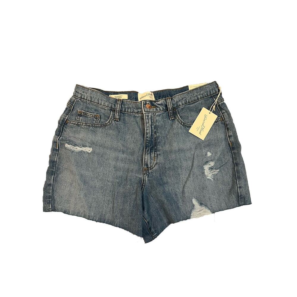 New Universal Threads Distressed Jean Shorts Boyfriend Shorts Sz 10